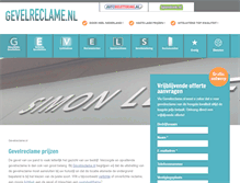 Tablet Screenshot of gevelreclame.nl